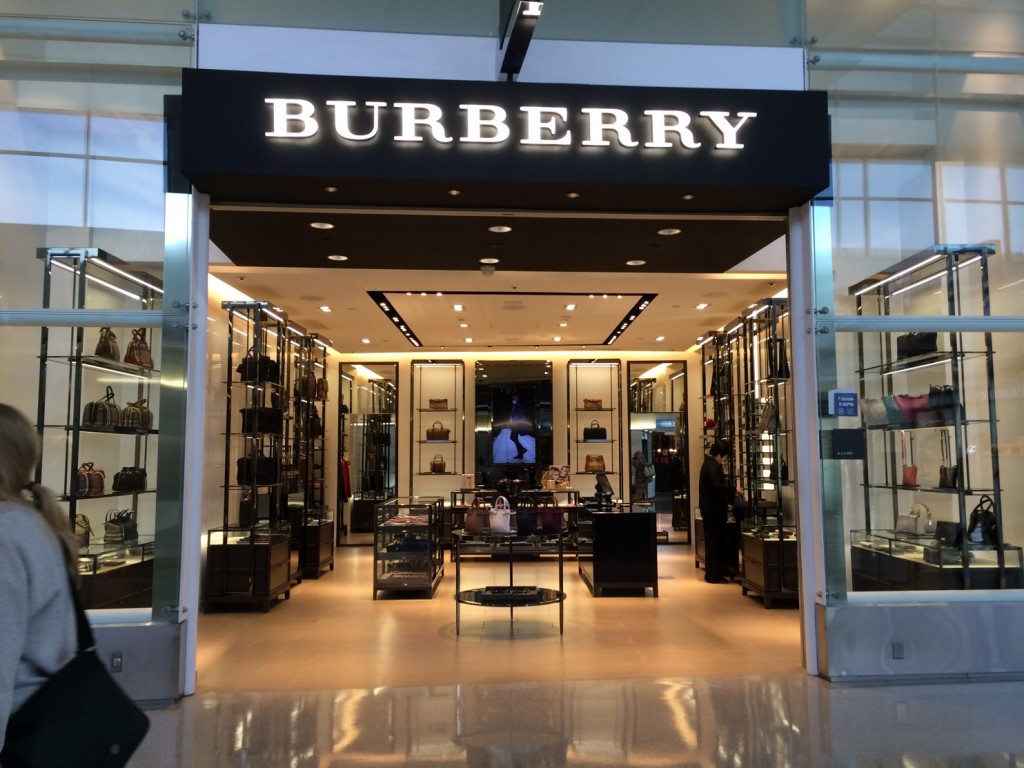 The new Burberry store at Washington Dulles.